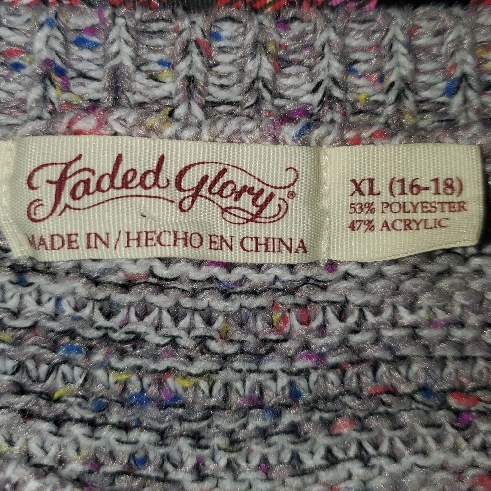 Faded Glory Women's Crew Neck Sweater - Picture 6 of 6
